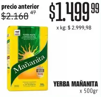 Makro Mañanita yerba oferta