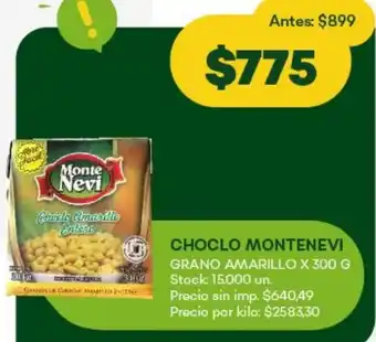 Super MAMI Montenevi choclo oferta