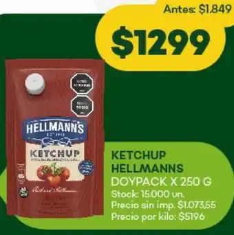 Super MAMI Hellmann's ketchup oferta