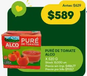 Super MAMI Puré de tomate alco oferta