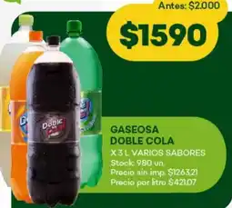 Super MAMI Gaseosa doble cola oferta