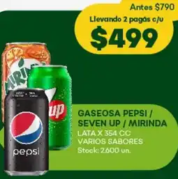 Super MAMI Gaseosa pepsi / seven up / mirinda oferta