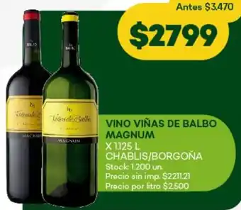 Super MAMI Vino viñas de balbo magnum oferta