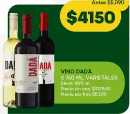 Super MAMI Dadá vino oferta