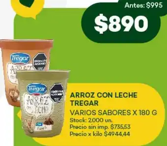 Super MAMI Tregar arroz con leche oferta