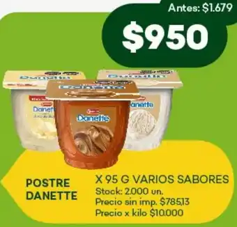 Super MAMI Danette postre oferta