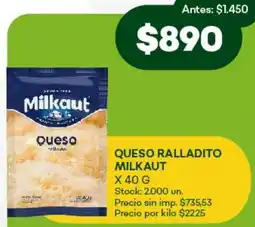 Super MAMI Milkaut queso ralladito oferta