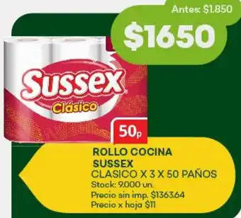 Super MAMI Sussex clásico rollo cocina oferta