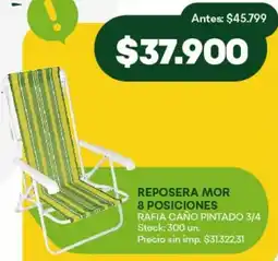 Super MAMI Reposera mor 8 posiciones oferta