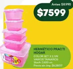 Super MAMI Hermético practi hogar oferta