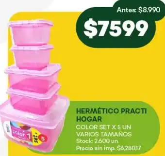 Super MAMI Hermético practi hogar oferta