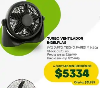 Super MAMI Turbo ventilador indelplas oferta