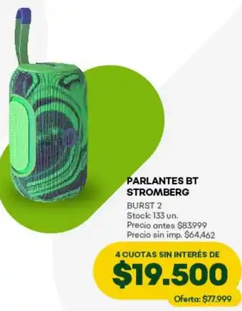 Super MAMI Parlantes BT stromberg oferta