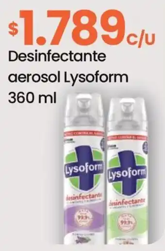 Punto Mayorista Lysoform desinfectante aerosol oferta