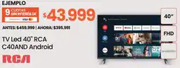 Punto Mayorista RCA TV Led 40" oferta