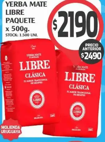 Supermercados Malambo Yerba mate libre paquete oferta