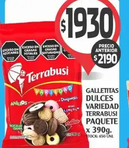 Supermercados Malambo Galletitas dulces variedad terrabusi paquete oferta