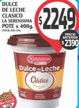 Supermercados Malambo La serenisima dulce de leche clasico oferta