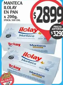 Supermercados Malambo Ilolay en pan manteca oferta