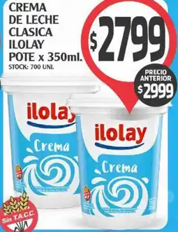 Supermercados Malambo Ilolay crema de leche clasica pote oferta