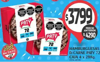 Supermercados Malambo Hamburguesas d/carne paty oferta