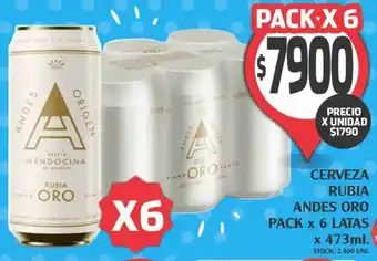 Supermercados Malambo Cerveza rubia andes oro oferta