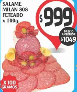 Supermercados Malambo Salame milan 808 feteado oferta