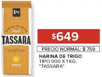 Carrefour Tassara harina de trigo tipo 000 oferta