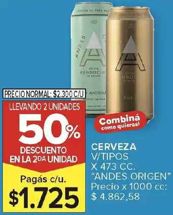 Carrefour Cerveza v/tipos oferta