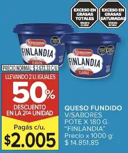 Carrefour Queso fundido v/sabores pote oferta