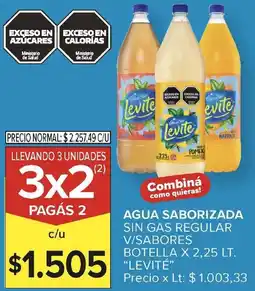 Carrefour Levite agua saborizada oferta