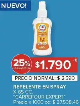 Carrefour Carrefour expert repelente en spray oferta