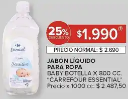 Carrefour Carrefour essential jabón líquido para ropa oferta