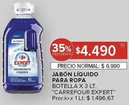 Carrefour Carrefour expert jabón líquido para ropa botella oferta