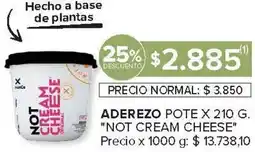 Carrefour Not cream cheese aderezo pote oferta