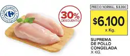 Carrefour Suprema de pollo congelada oferta