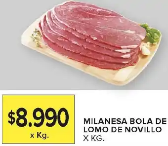 Carrefour Milanesa bola de lomo de novillo oferta