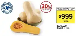 Carrefour Zapallo anco oferta