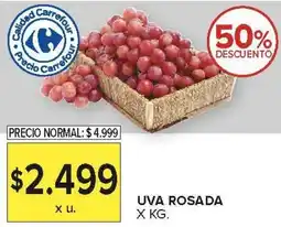 Carrefour Uva rosada oferta