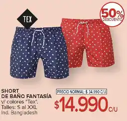 Carrefour SHORT DE BAÑO FANTASÍA v oferta