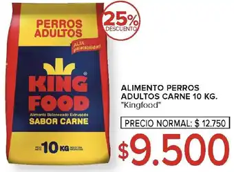 Carrefour Kingfood alimento perros adultos carne oferta