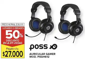 Carrefour Poss auricular gamer oferta