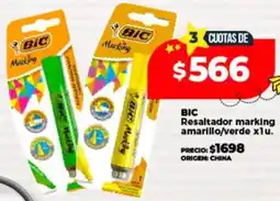 Supermayorista Vital BIC Resaltador marking amarillo/verde oferta