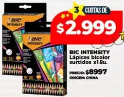 Supermayorista Vital Bic intensity lápices bicolor oferta