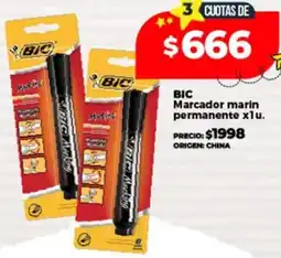 Supermayorista Vital BIC Marcador marin permanente oferta