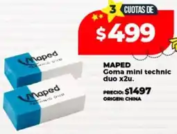 Supermayorista Vital Maped goma mini technic duo oferta