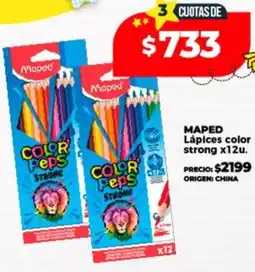 Supermayorista Vital Maped lápices color strong oferta