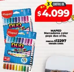 Supermayorista Vital MAPED Marcadores color peps duo oferta