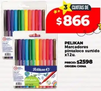 Supermayorista Vital Pelikan marcadores pintaloco surtido oferta