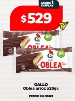 Supermayorista Vital GALLO Oblea arroz oferta